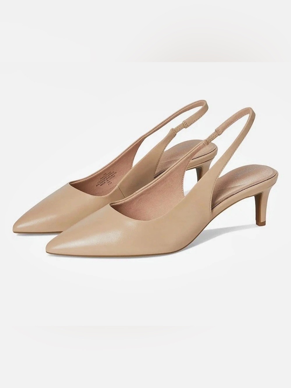 Rockport Total Motion Corine Slingback Pumps, Lt. Natural; NWOB, Sz. 9 M